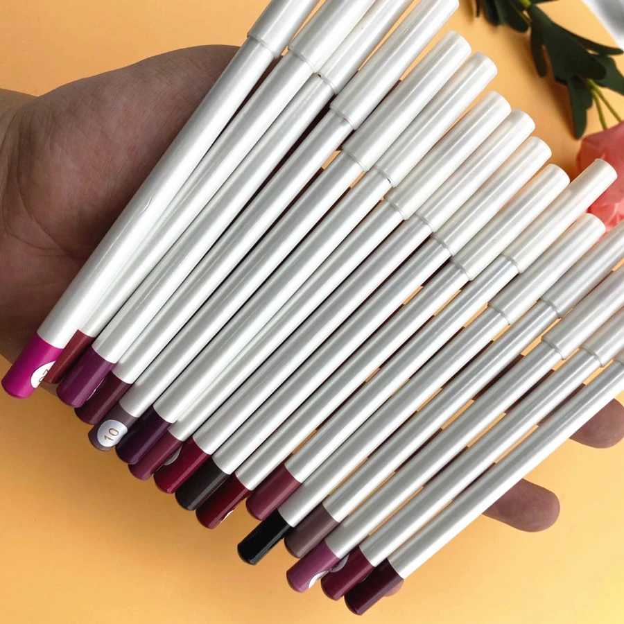 
16 color New Product OEM Custom Cosmetic Lip Liner Waterproof private label matte lip lipliner pencil 
