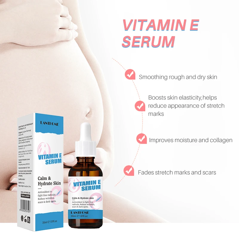 LANTHOME private label hydrating anti-aging skin care Hyaluronic acid vitamin e  face serum