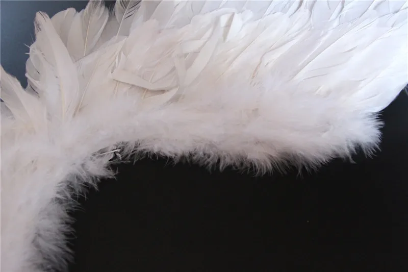 Small White Goose Feather Angel Wings For Kids Party Supplies In China