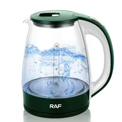 Factory Store Boil-Dry Protection Led Light 2L Water Boiler Water Kettle Glass Electric Kettle