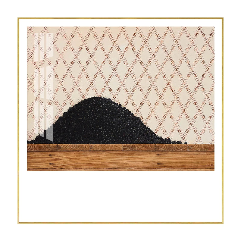 Customized Crystal porcelain Painting Art Print on Canvas Still Life for Wall Decoration