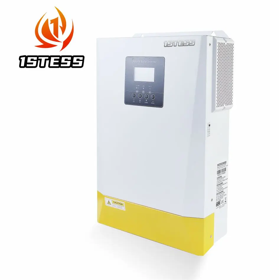 1stess 5.5kw Residential Solar Hybrid Inverter 220v/230v Output Pure Sine Wave Energy Storage System CE Certified