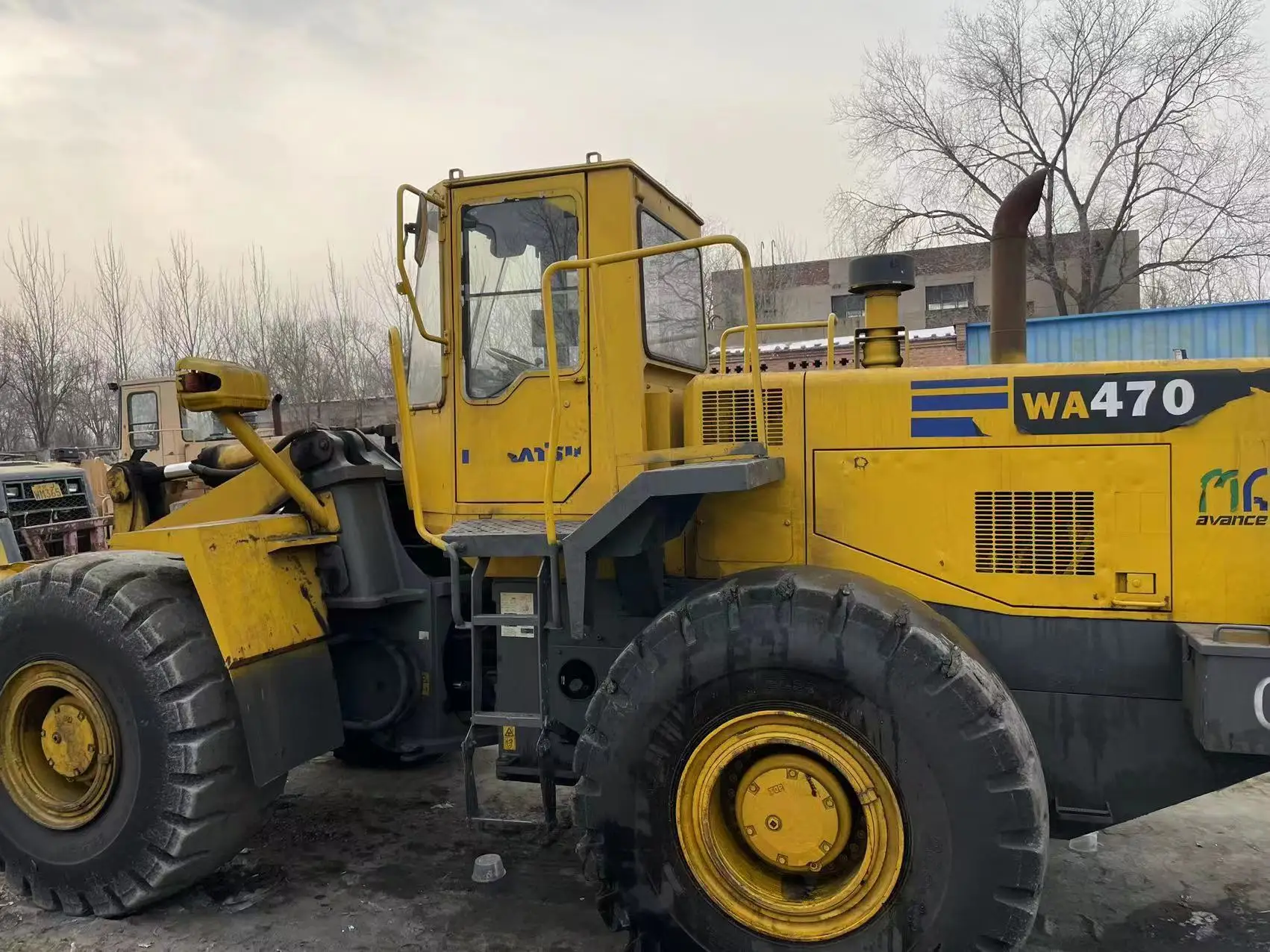 Komatsu WA 470 used excavator front wheel loader mining loader Komatsu WA 470