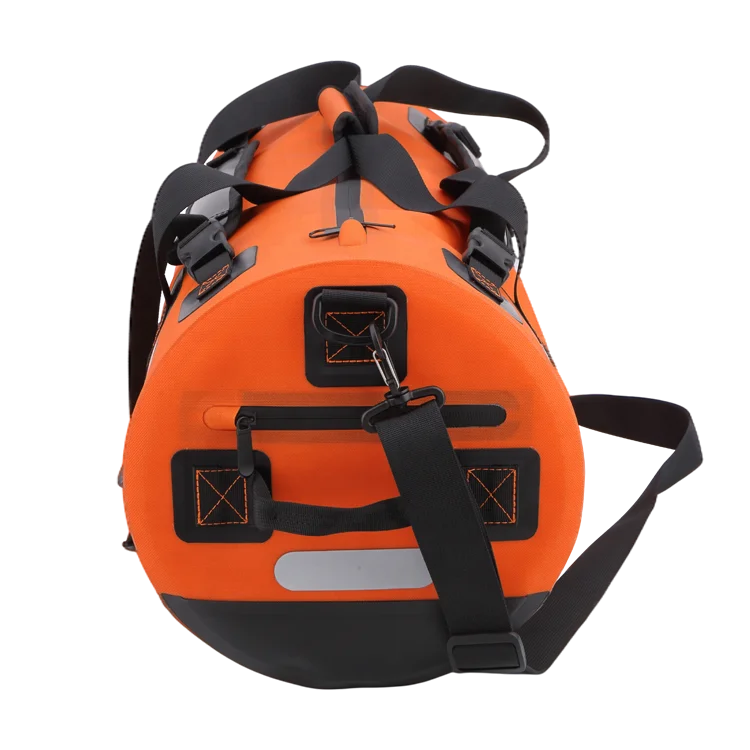 Customizable 60L 70L 120L Motorcycle Waterproof Duffel Bag Reflective Tail Dry Bag Saddle Luggage Outdoor Duffel Bag Accessories