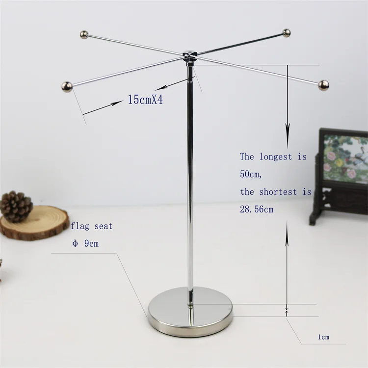 
Economical Custom Design Hanging 4 Flags Four-pronged Table Top Flag cheap custom flags table flag stand 