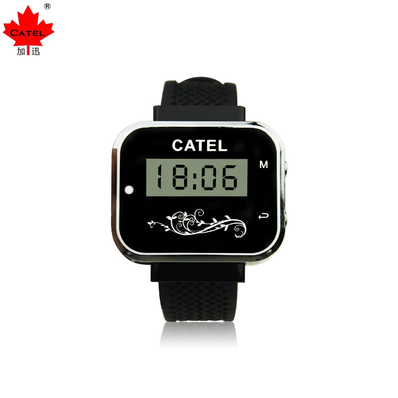 Wireless Waiter Call Button System Wrist Watch Pager long distance transmitter wireless wireless waiter watch system