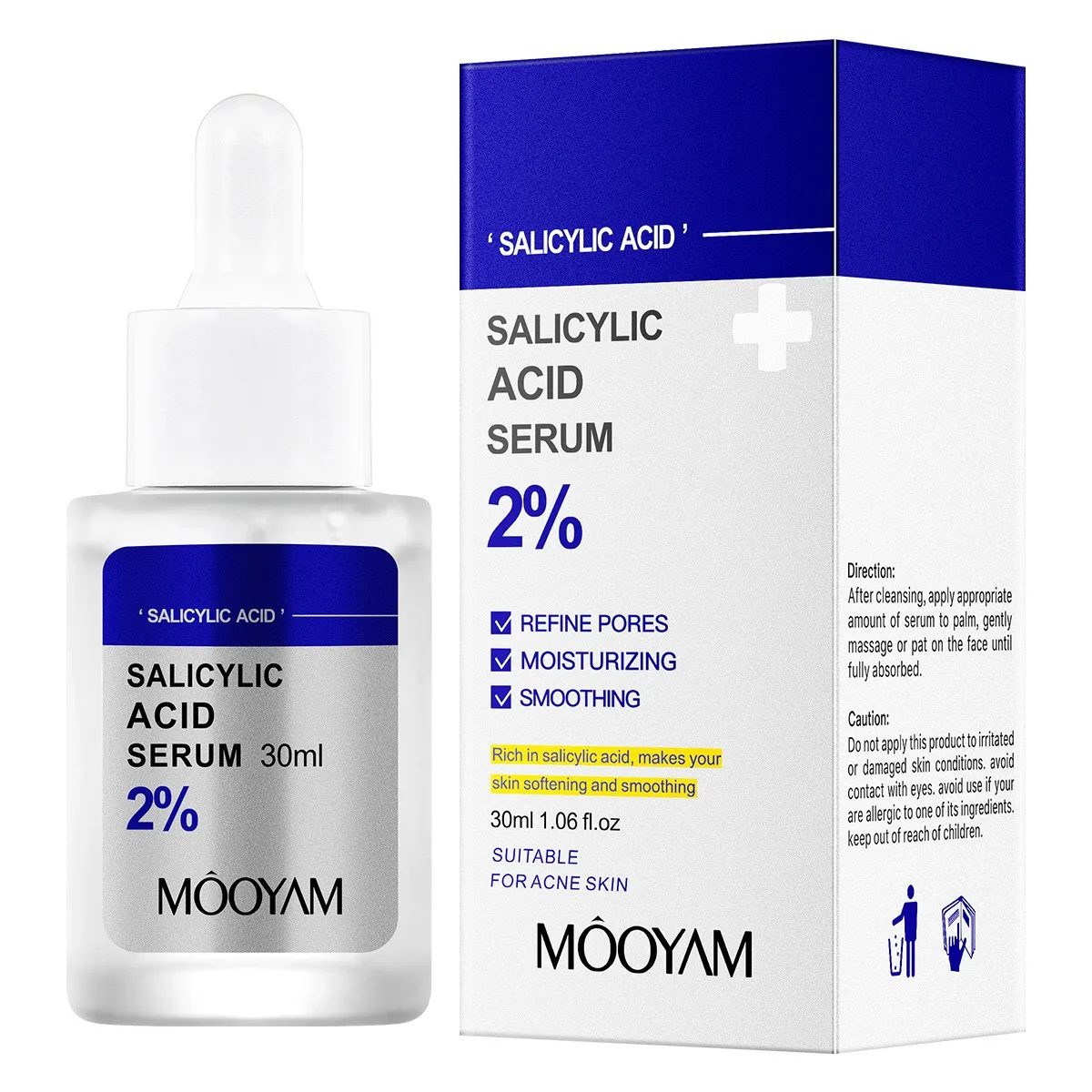 Salicylic Acid Essence Lighten Acne Marks and pits pimples Acne Removing Lotion Soothing Repair Acne Removing Essence