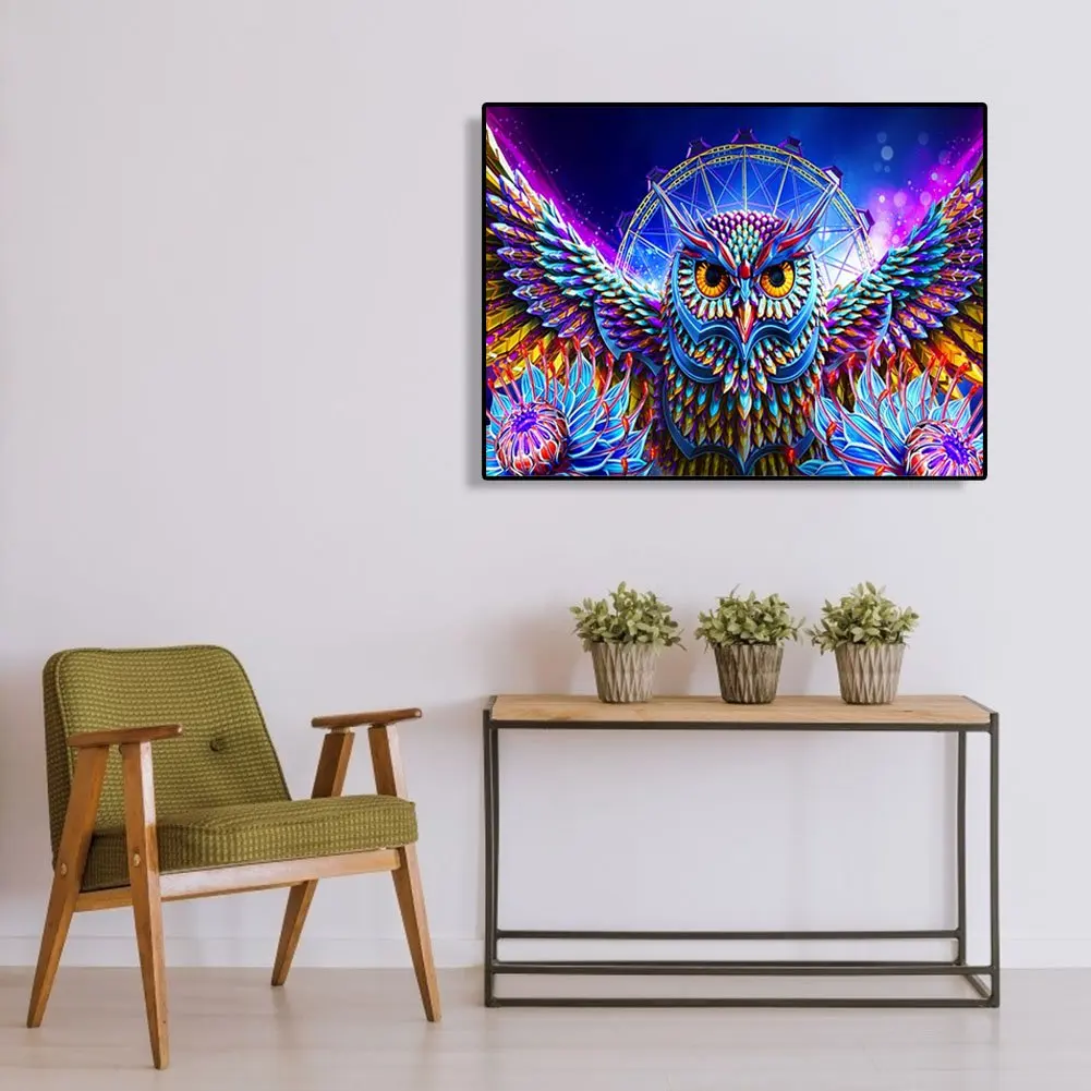 Factory Digital Framed DIY Paintings Art Oil Painting on Canvas Paint by Numbers with Frame Seascape Paintings