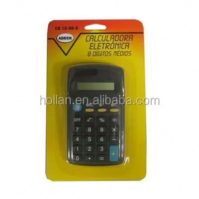 8 digits button cell calculator