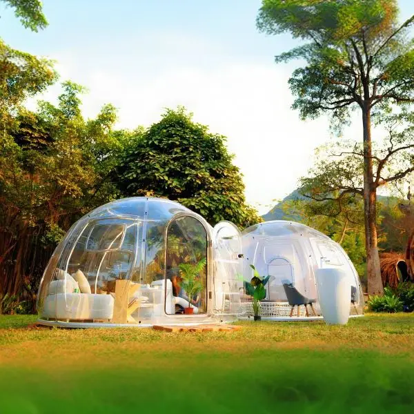 PC Outdoor geodesic dome igloo tent  for sales