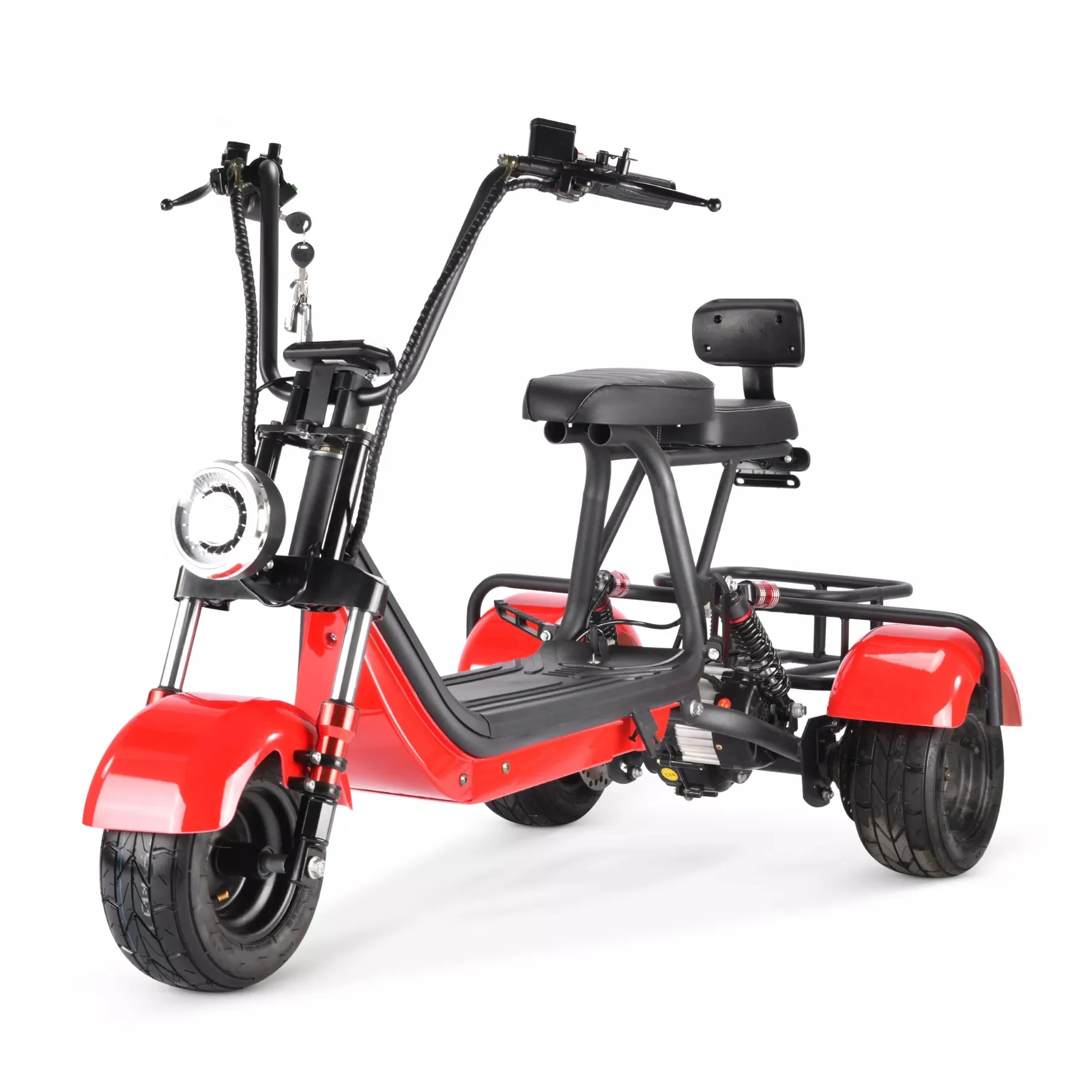 New Products Electronic Chargeable 800w 6 inch Electric Tricycle scooter for adult Motorcycle Lithium Battery e scooter bike