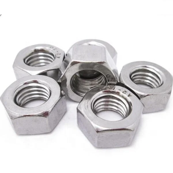 High quality 304 316 stainless steel A2-70 A4-80 ANSI B18.2.2 Hex Nuts