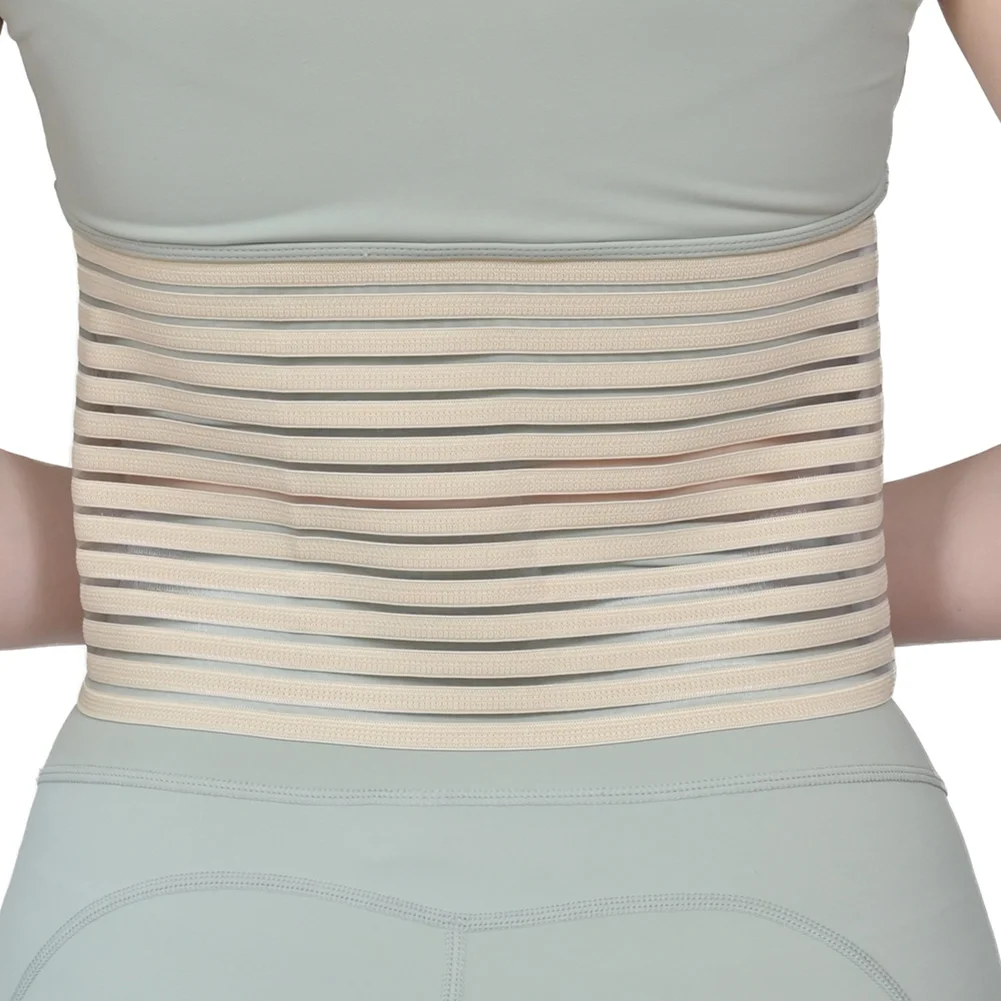 Abdominal Hernia Belt Medical Ostomy Support Adult OEM Soft Universal Opp Bag Packaging Lumbar Back Support Spandex & Nylon 2pcs