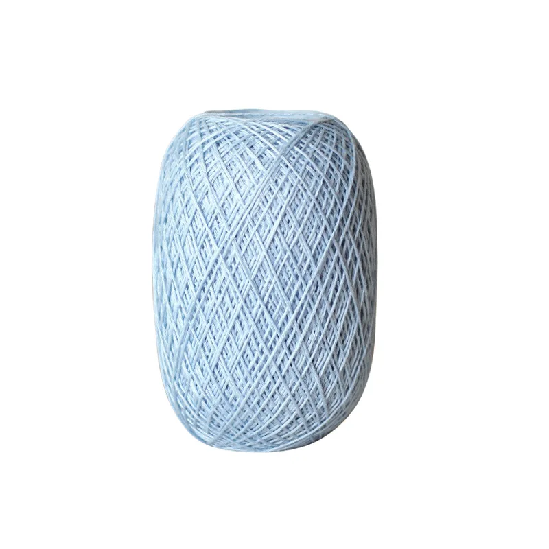 Solid Colors 100% Linen Lace Summer Yarns for Hand Knitting and Weaving Thin Vest