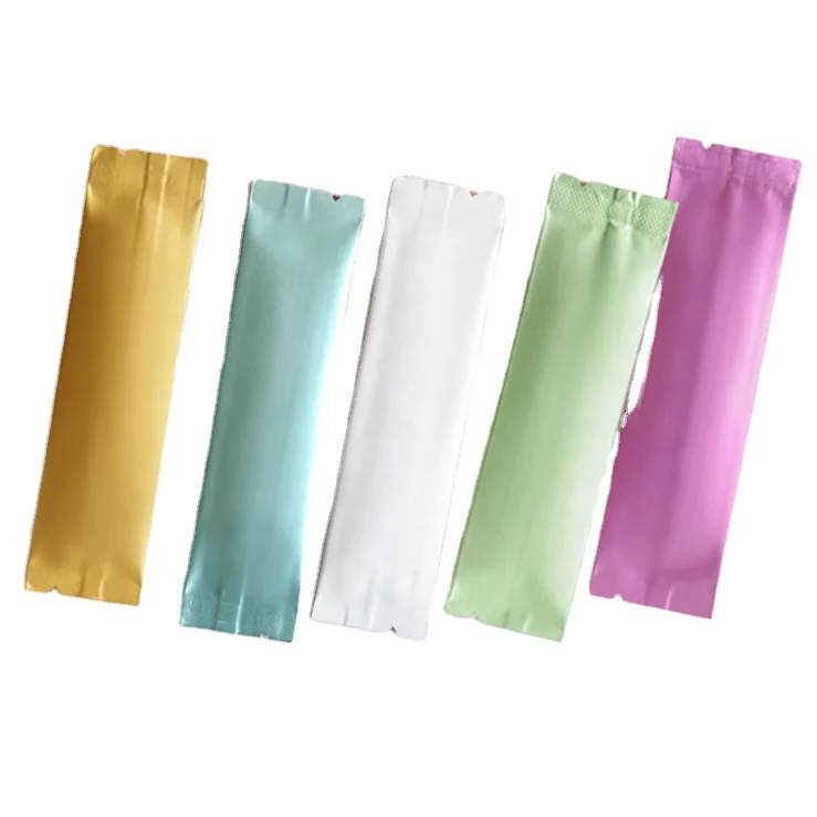 Disposable aluminum foil sachets honey in stick pack sachets