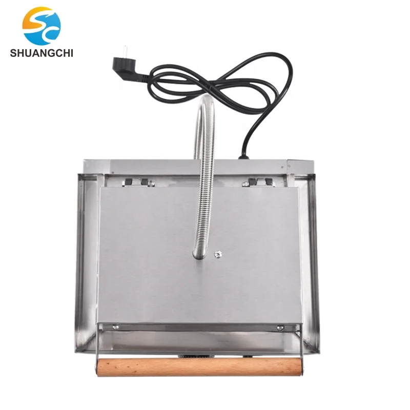 Commercial Electric wheel pie machine 5 pieces red bean cake making machine