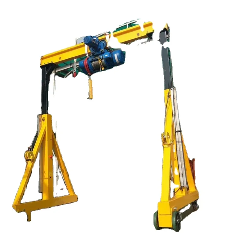 CE 360 degree rotation single girder 3t gantry crane price for sale