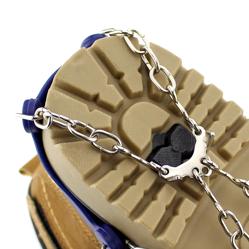Ice Gripper Spike for Shoes Anti Slip Hiking Climbing Snow Spikes Crampons Cleats Chain Claws Grips Boots Cover