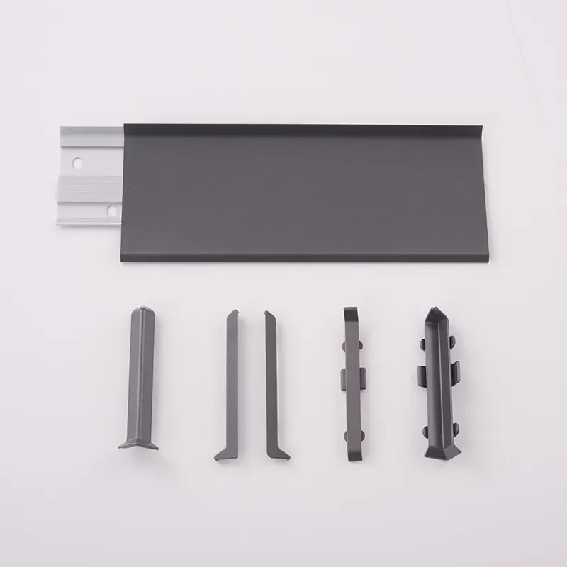 Beautiful Decoration Living Room Extruded Aluminum Extrusion Profile Metal Embedded Skirting Line