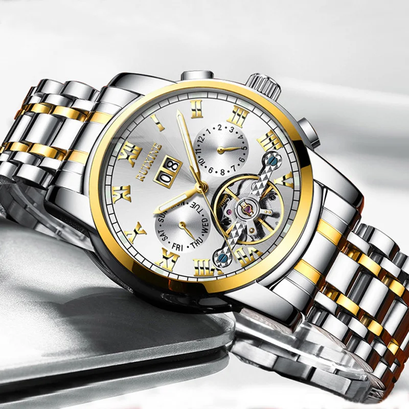 Factory custom watches Wholesale retro digital oem luxury winder Men watch