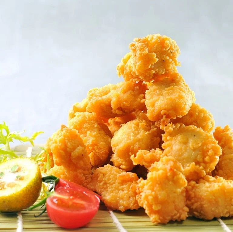 Прямая продажа с завода, вкусная замороженная жареная хрустящая курица-попкорн, оптом