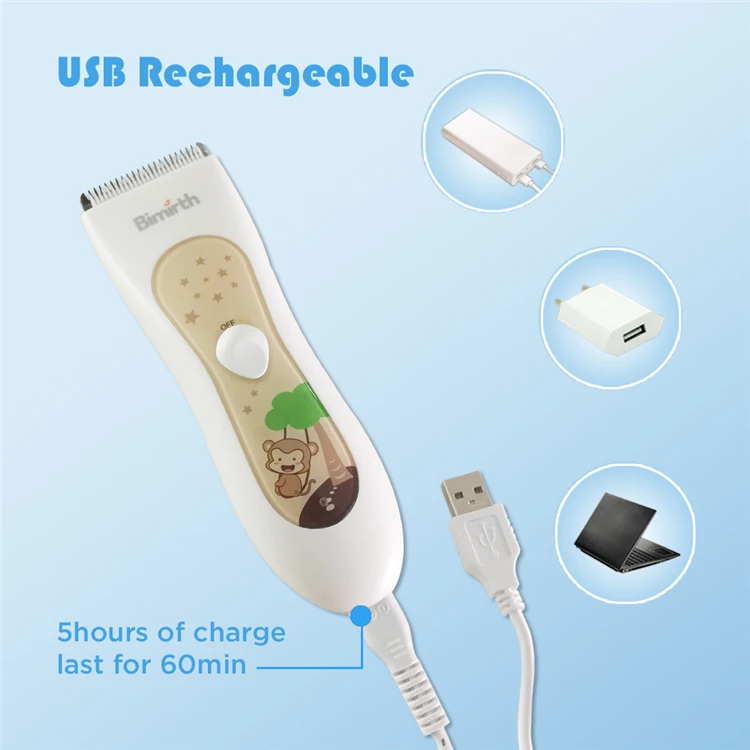 Wholesale Baby Waterproof Hair Clippers Hair Trimers