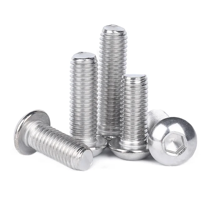 Wholesale 304 Stainless Steel Round Head Bolt Screw Pan Head Bolt Screw Button Head Torx Socket Cap Screws M3 M4 M5 M6 M8