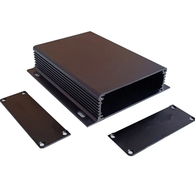 sheet metal process aluminum extrusion instrument chassis server case audio amplifier enclosure