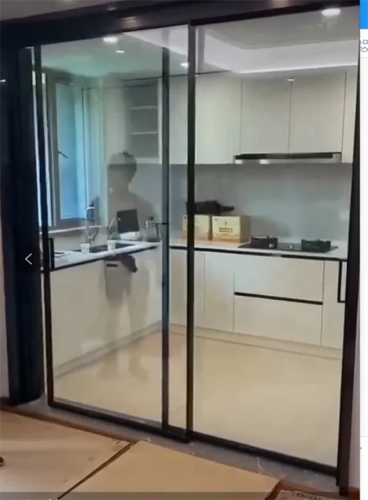 2024 Sliding Doors Internal Indoor Track Aluminum Sliding Glass Door