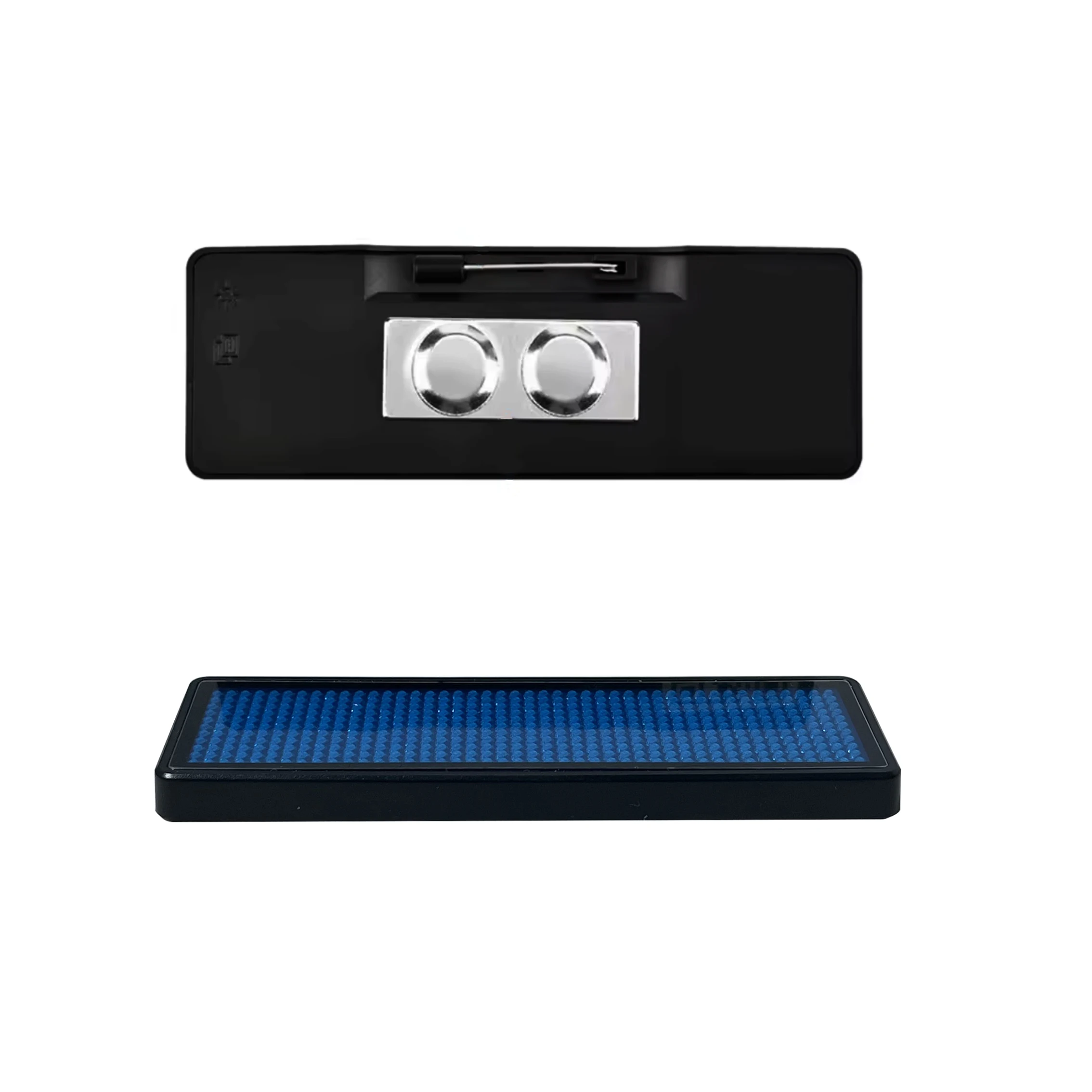 Flashing LED Name Badge Programmable Scrolling Magnetic Pin Badge Smart Bluetooth APP