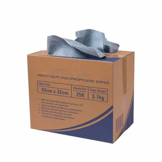 JUNENG high quality  Industrial Cleaning  Wipes  100% polypropylene factory direct sale