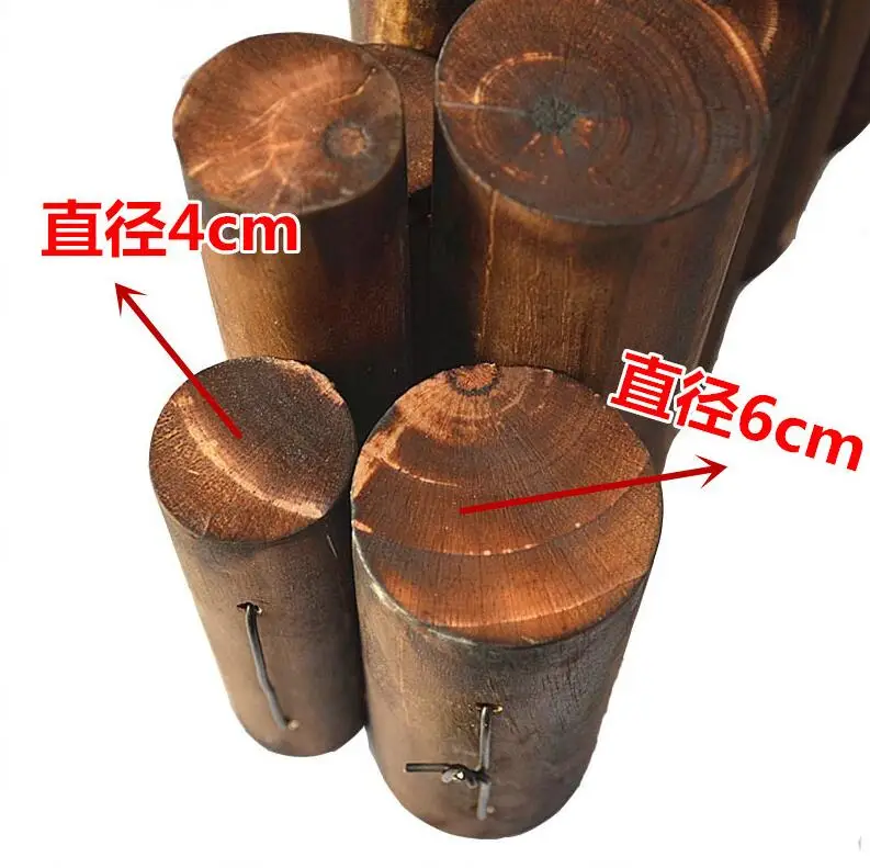 Wooden Short Fence Outdoor Landscape Edging  Decorative Border Tree Fence - Spring Garden & Yard Maintenance