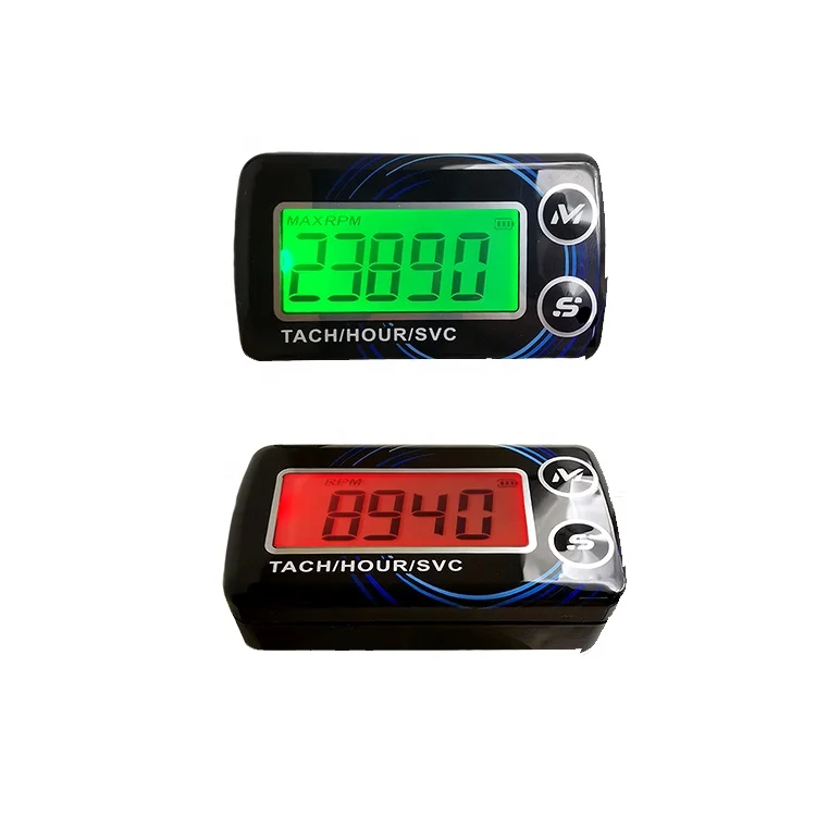 Customized logo Fully functional JOB Timing SVC Remind RPM Replaceable Battery hour Meter