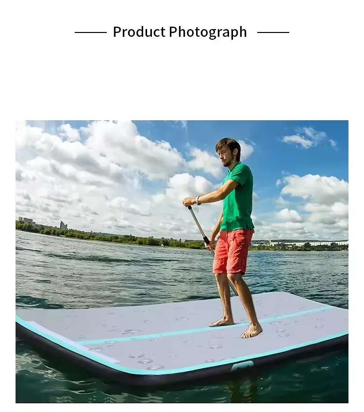 Waterproof Gymnastics Training Fitness Mat Air Floor Inflatable Air Track