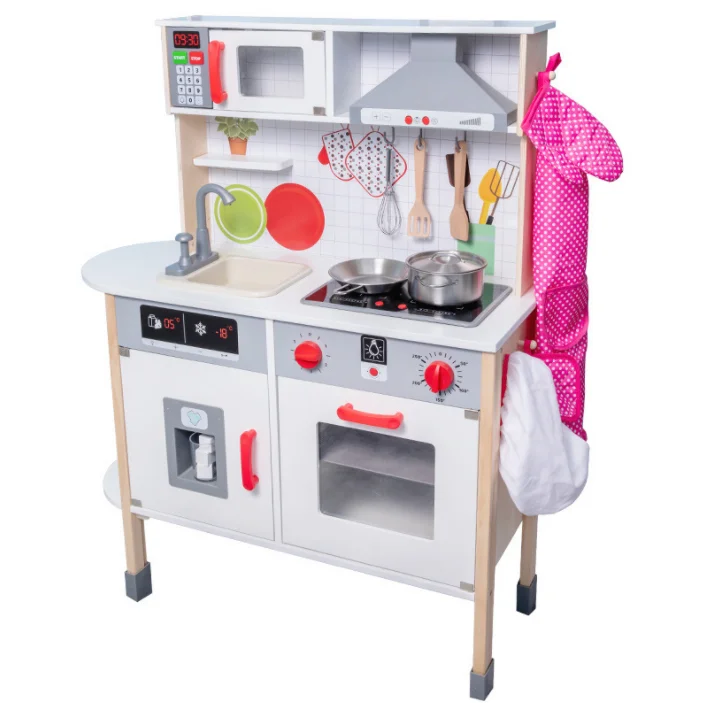 2024 Princess Girl Play Toy Wholesale Child Gift Diy Kids Toys Wooden Kitchen Play Set