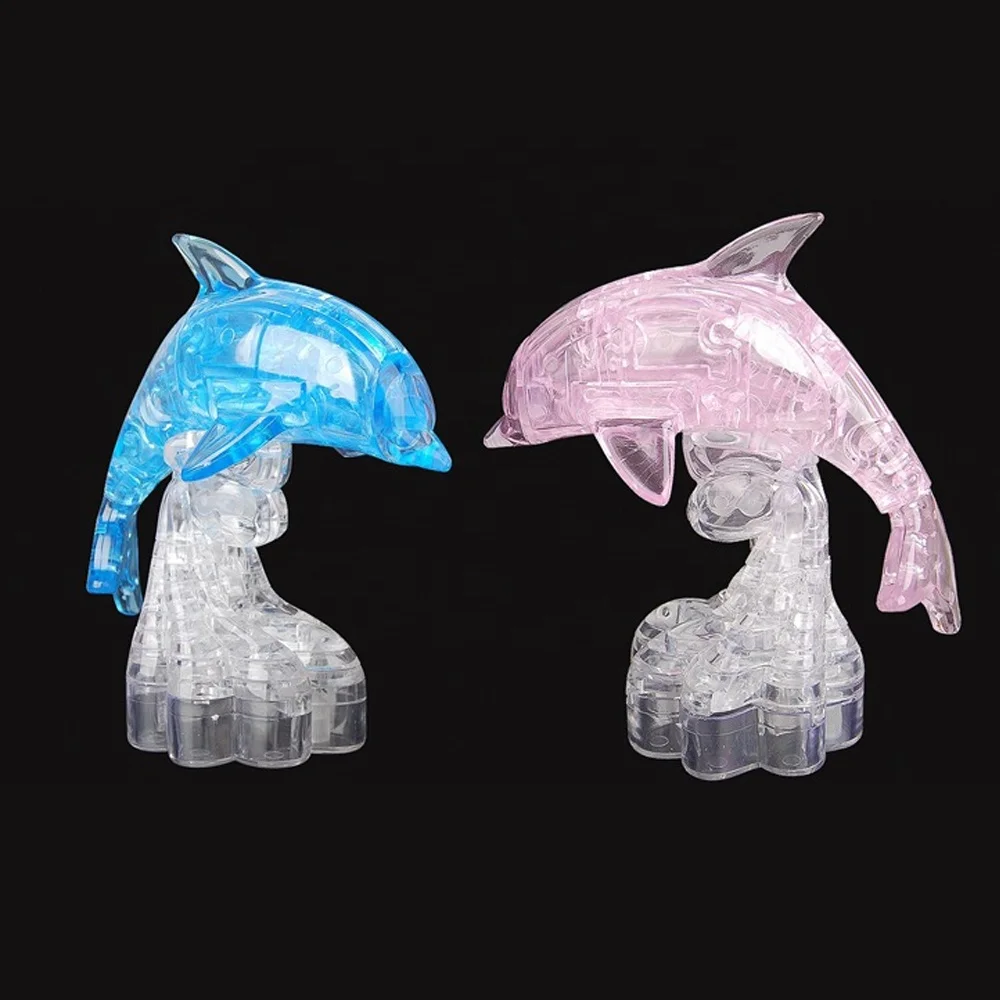 Yongjun Top Factory Colorful Crystal Puzzles Bricks Building Block Toys For Wholesale