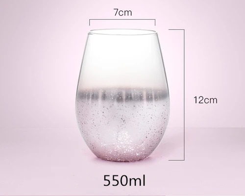 
Special Design Starry Sky Creative Double Glass Cup Carton Price Opener Wine Bottle 
