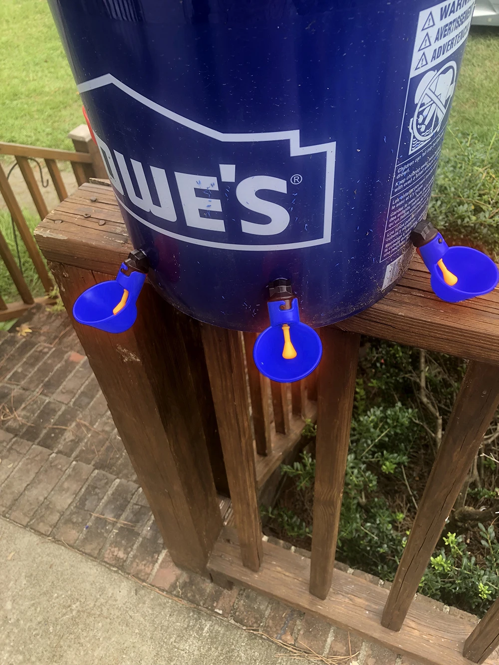 Automatic Chicken Drink Water Cup Blue Quail Hanging Nipple Drinking Bowl Feed Bird Coop Drinker Cups for Backyard Poultry