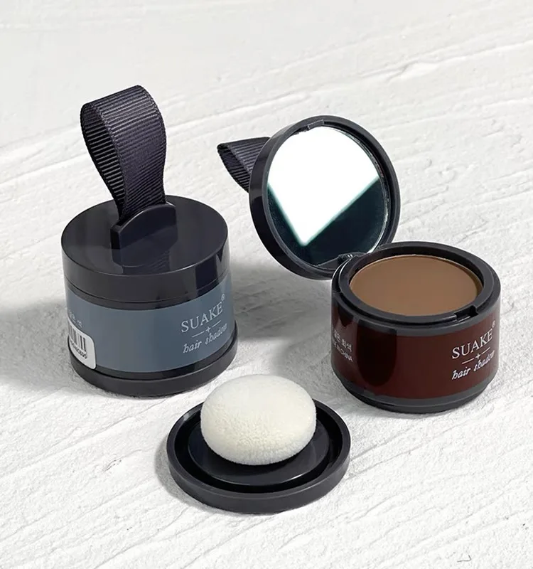 Customized Hairline Powder with Root Touch Cover Up Conceals Coverage Thinning Hair Loss Toppers for Women Men Beard Gray Fibers
