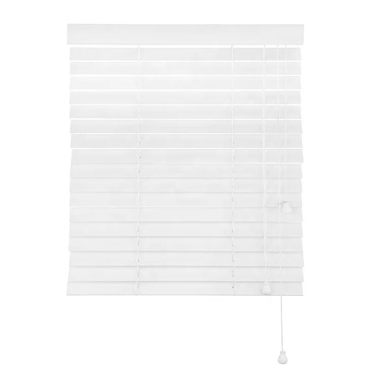 2inch Slats PVC Faux Wood Window Venetian Blinds Shade Manufacturer Venetian Blind Parts