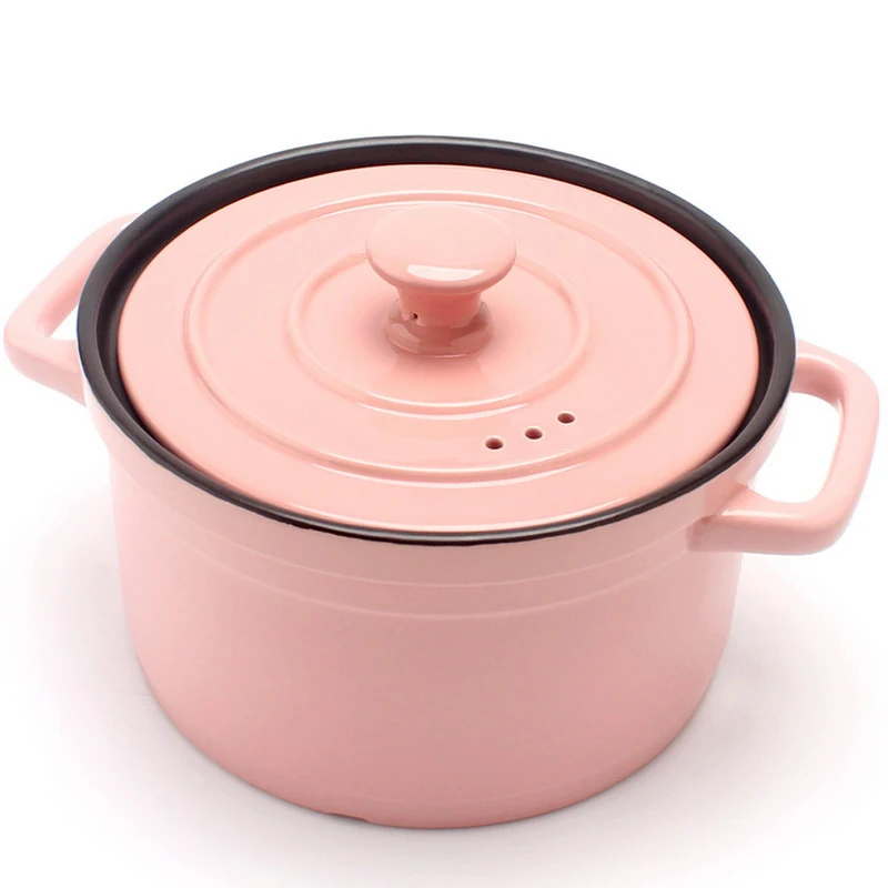 Classic Ancestral Durable Colorful Ceramics Enamel Casserole Pot Dutch Oven  For Kitchen Cooking