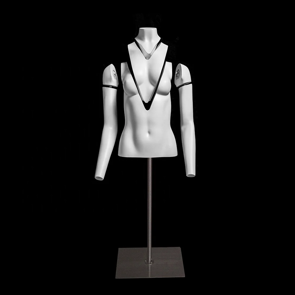 GH16 Upper Body Female Torso Mannequin Half Body Invisible Dummy