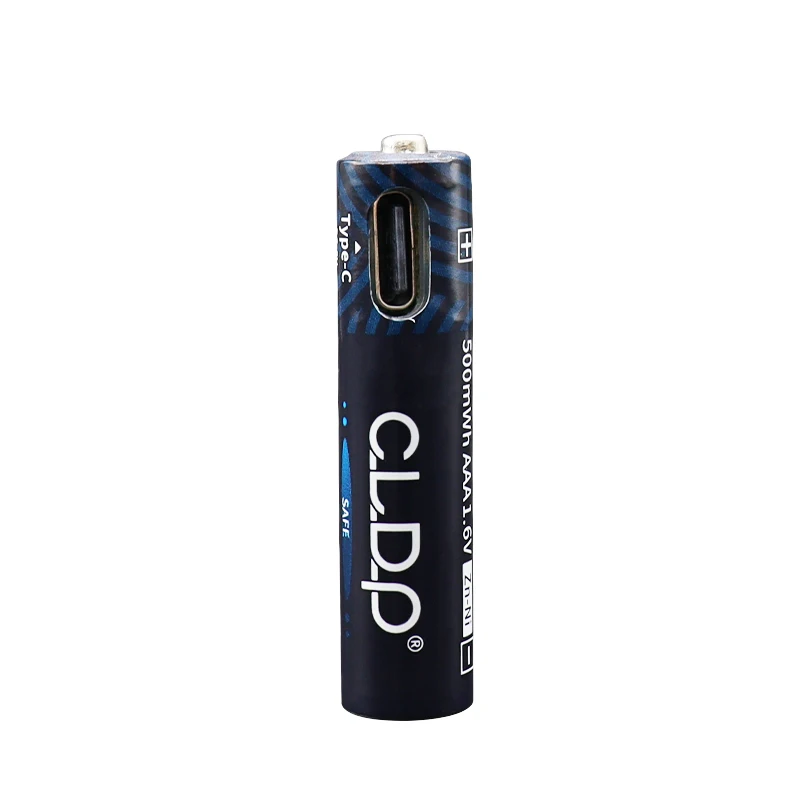 Logo custom ni-zn 1.5v usb aaa rechargeable battery triple a rechargeable batteries with type c port