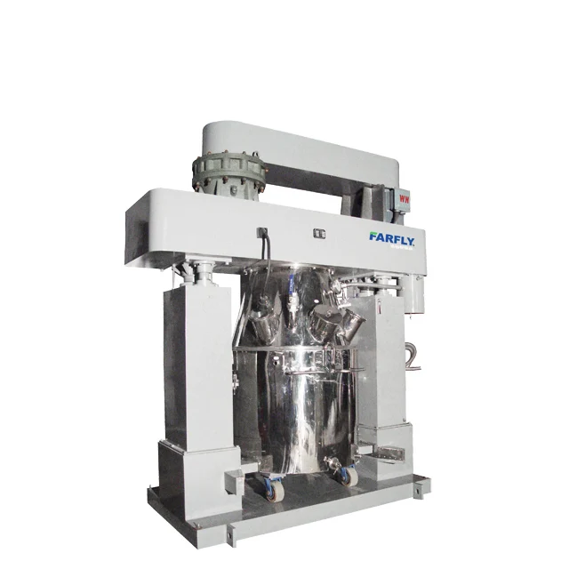 Lab small scale 2L FXDJ-2 Double Planetary Mixer with vacuum cover suitable for Adhesive Sealant Glue