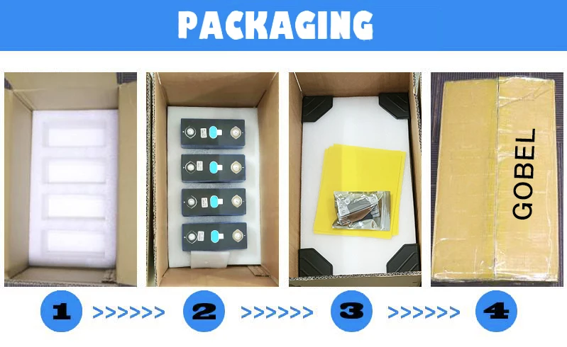 Gobel BYD 302Ah 300Ah 310Ah 320Ah LiFePO4 Cells 3.2V Lithium Ion Phosphate Batteries 320ah LiFePO4 for 12V 24V 48V 300Ah