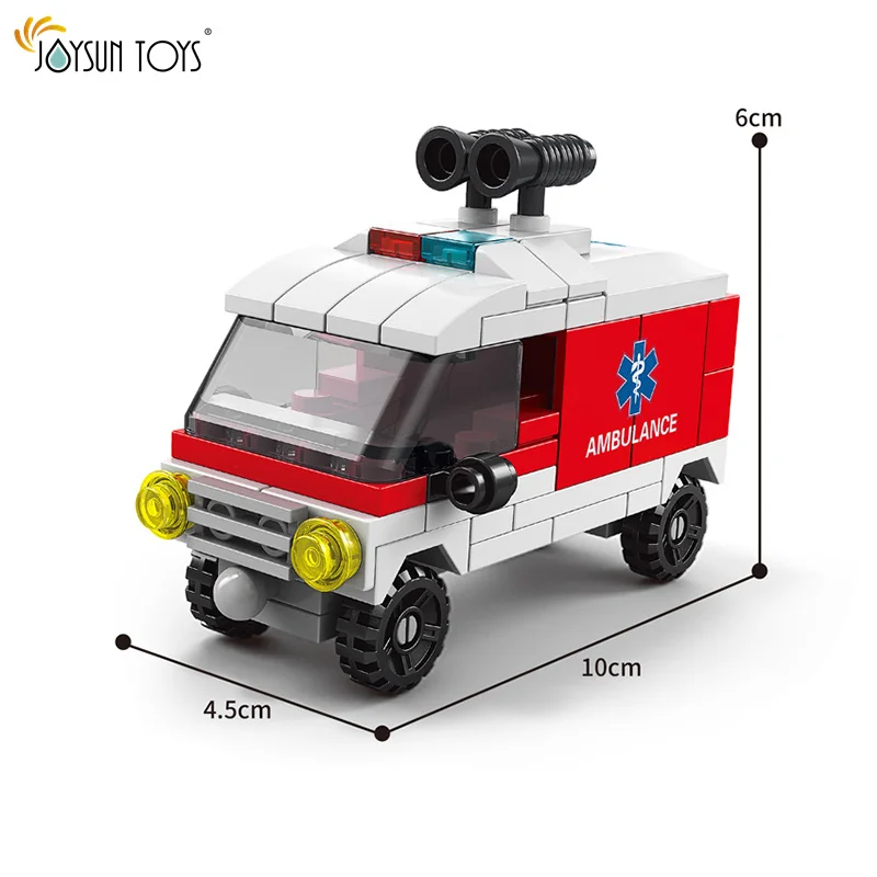 6-in-1Urban Mech robots Bricks Assemble Toys Building Block Educational car Building Block Set For Children