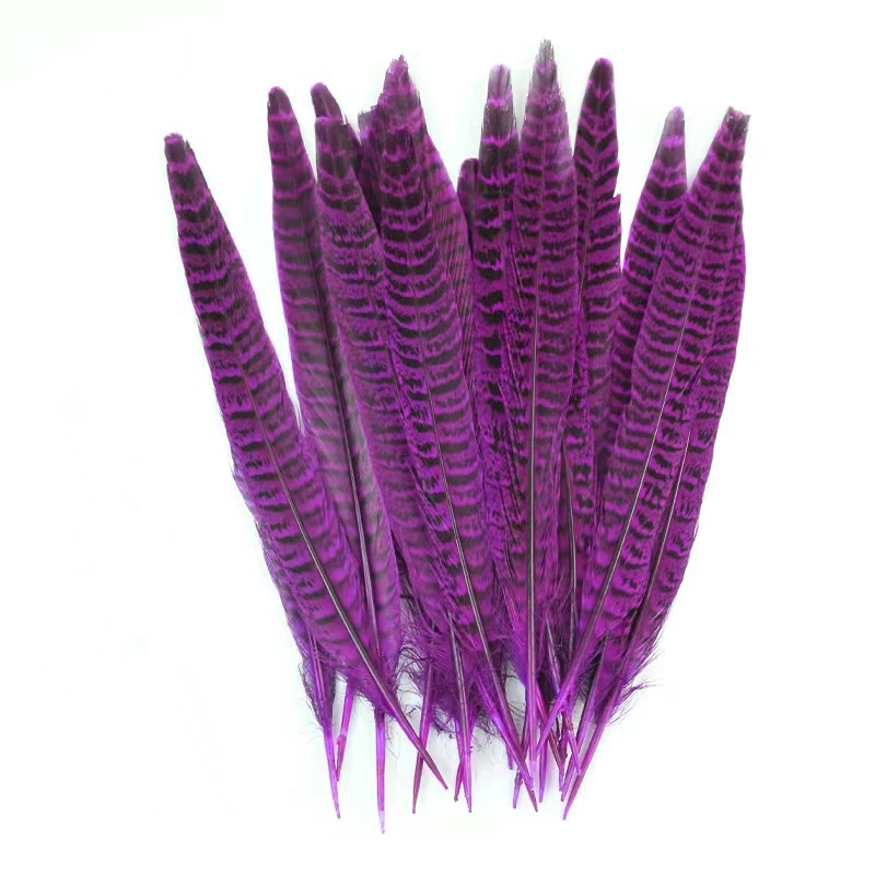 Оптовая продажа высокое качество 10-15 см перья фазана Кольчатый хвост перо для украшения карнавальных костюмов