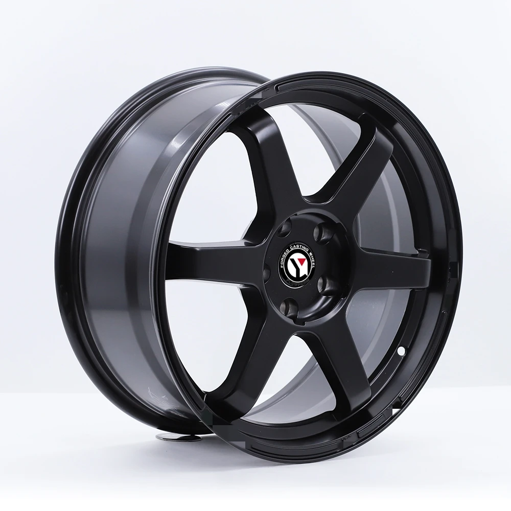 JDM TE37 Design Flow Forming Alloy Wheels Passenger Car Rims 17 18 Inch 5x100 5x113.1 PCD