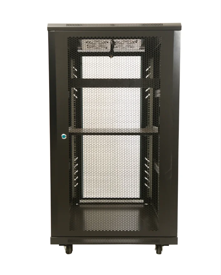 Data Center Server 19 Inch 18U 22U 27U 32U 36U 42U 47U Network Rack Communication Serve network cabinet double flat mesh door