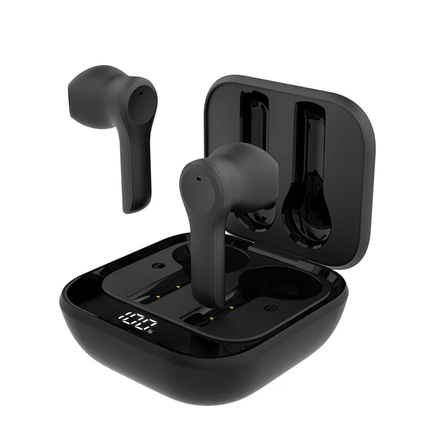 Original F09 In-Ear Headphones TWS Wireless BT5.0 HD Stereo Music Sports Waterproof Touch Headset With Battery Level Display